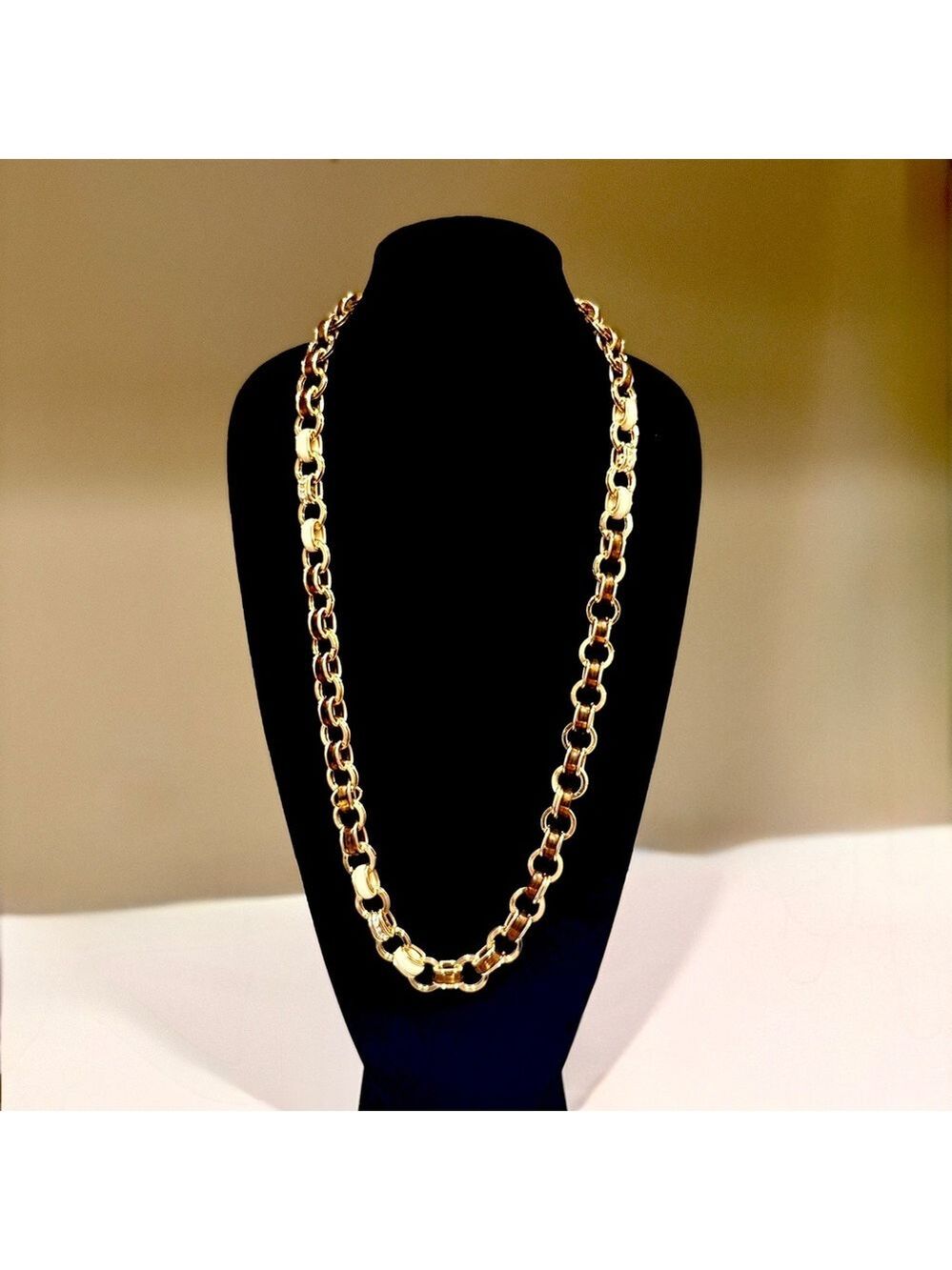Talbots Gold and Tortoise Link Necklace - Picture 14 of 14